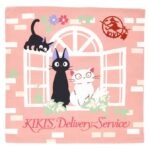 Kiki's Delivery Service Natsu Cushion Cover Sweet Pink Jiji