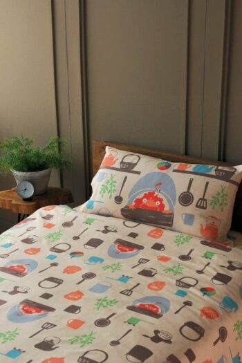 Howl’s Moving Castle Natsu Duvet Set Cook with Calcifer