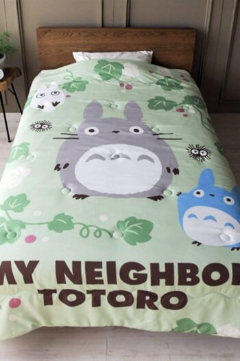 My Neighbor Totoro Natsu Comforter Totoro Green Leaf