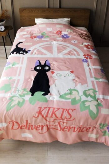 Kiki's Delivery Service Natsu Comforter Sweet Pink Jiji