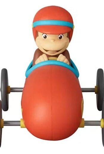 Curious George UDF Mini Figure w/Cart 6 cm