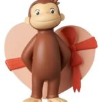 Curious George UDF Mini Figure w/Heart 6 cm