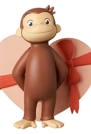 Curious George UDF Mini Figure w/Heart 6 cm