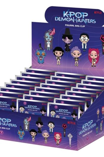 KPop Demon Hunters 3D PVC Bag Clips Series 2 Display (24)