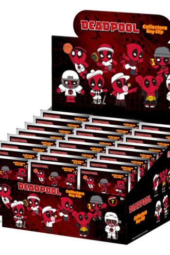 Deadpool 3D PVC Bag Clips Series 7 Display (24)