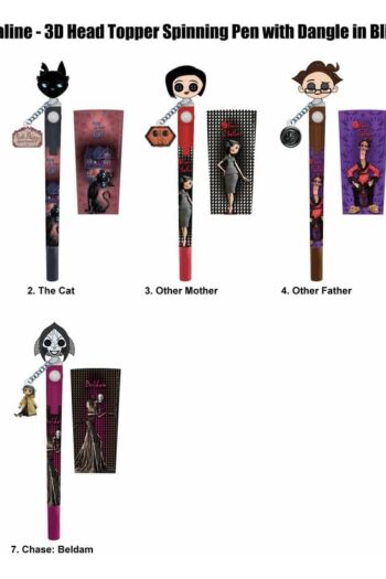 Coraline 3D Head Topper Spinning Pen Display (16)