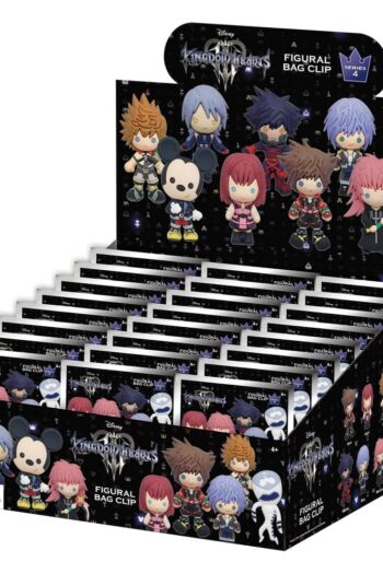 Kingdom Hearts 3D PVC Bag Clips Series 4 Display (24)