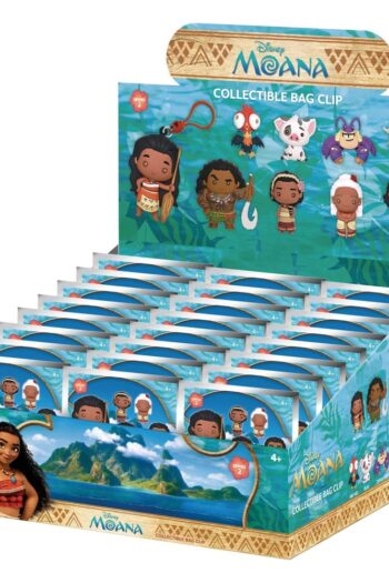Moana 3D PVC Bag Clips Series 2 Display (24)