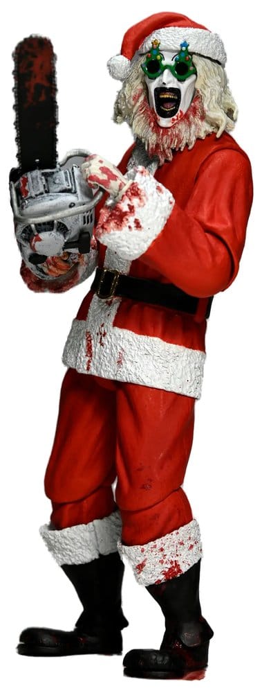 x_neca45253-01 Terrifier 3 Action Figure Ultimate Santa Suit Art the Clown (Bloody Version) 18 cm - immagine 1