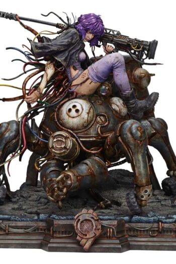 Ghost in the Shell Stand Alone Complex The Legend of Beauty and the Beast Statue 1/4 Motoko Kusanagi & Tachikoma Character color Art by Entei Ryu Bonus Version 53 cm