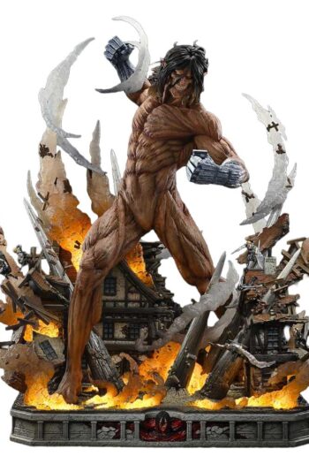 Attack on Titan (TV animation) Ultimate Diorama Masterline Statue Eren Yeager Attack Titan Bonus Version 81 cm