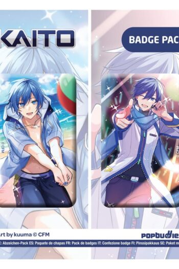 Vocaloid Button 2-Pack Kaito (Art by kuuma)