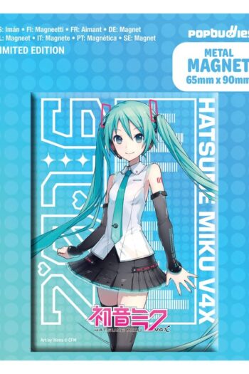 Hatsune Miku Fridge Magnet V4x Metal