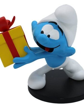The Smurfs Statue Jokey Smurf with Gift 10 cm