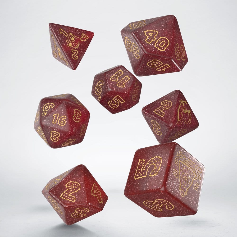 x_qws-scap01 Capybara Dice Set of 7 Chillo - immagine 1