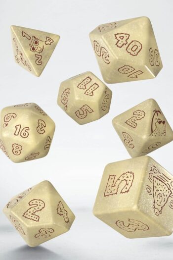 Capybara Dice Set of 7 Sleepie
