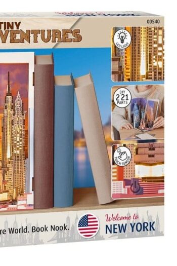 Revell Tiny Adventures Book Nook Mini Diorama New York 18 cm