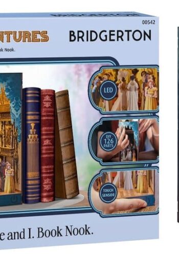 Bridgerton Tiny Adventures Book Nook Mini Diorama The Duke and I 18 cm