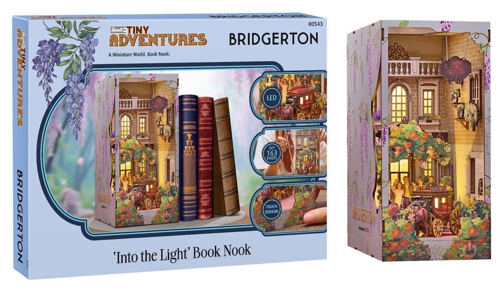 x_rev00543 Bridgerton Tiny Adventures Book Nook Mini Diorama Into the Light 18 cm - immagine 1