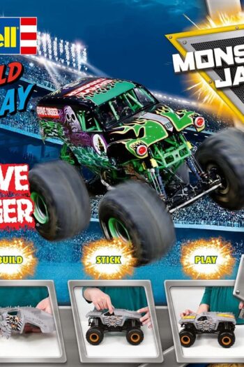Monster Jam Revell Build & Play Kit Monster Jam Grave Digger