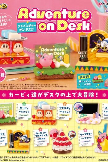 Kirby Adventure on Desk Mini Figures Blind Box Display (6)