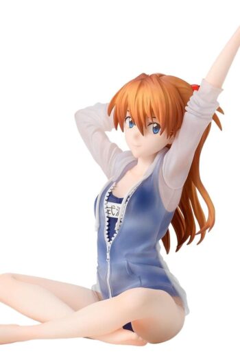 Rebuild of Evangelion Yumemirize PVC Figure Asuka Shikinami Langley School Swimsuit Ver. 16 cm