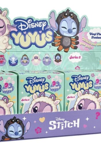Disney YuYus Plush Key rings Wave 2 Stitch & Angel 13 cm Blindbox Display (8)