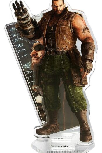 Final Fantasy VII Rebirth Acrylic Stand Barret Wallace 10 cm