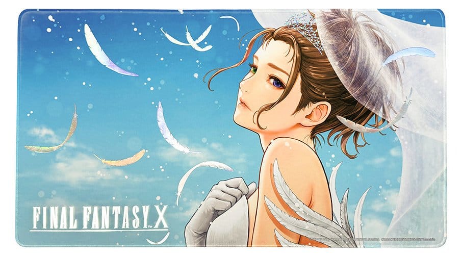 x_sqexff10zzz45 Final Fantasy X Playmat Yuna Wedding Dress Foil Stamp Ver. - immagine 1