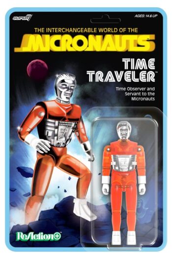 Micronauts ReAction+ Action Figure Wave 04 Time Traveler (Translucent Orange)