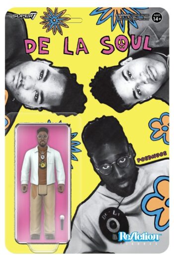 De La Soul ReAction Action Figure Wave 01 Kelvin "Posdnuos" Mercer (Me, Myself & I)
