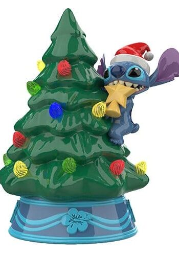 Disney Ceramic Christmas Tree with Lights Stitch 15 cm