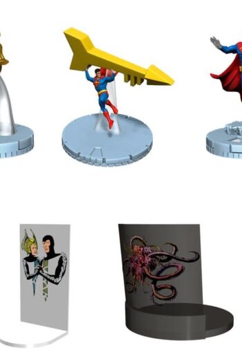 DC Comics Wizkids HeroClix Iconix Mini Figures Fortress of Solitude Vol 1 13 cm
