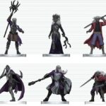 D&D Icons of the Realms Mini Figures Drow Warband 20 cm