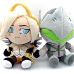 Overwatch Plush Figures 2-Pack Genji & Mercy 22 cm