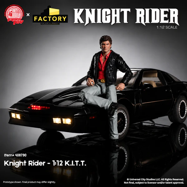 KR-Pic1 Knight Rider- 1:12 K.I.T.T. (VERSIONE AEREA) By Ramen Toy - immagine 1