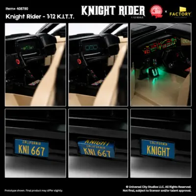 Knight Rider- 1:12 K.I.T.T. (VERSIONE AEREA) By Ramen Toy - immagine 7