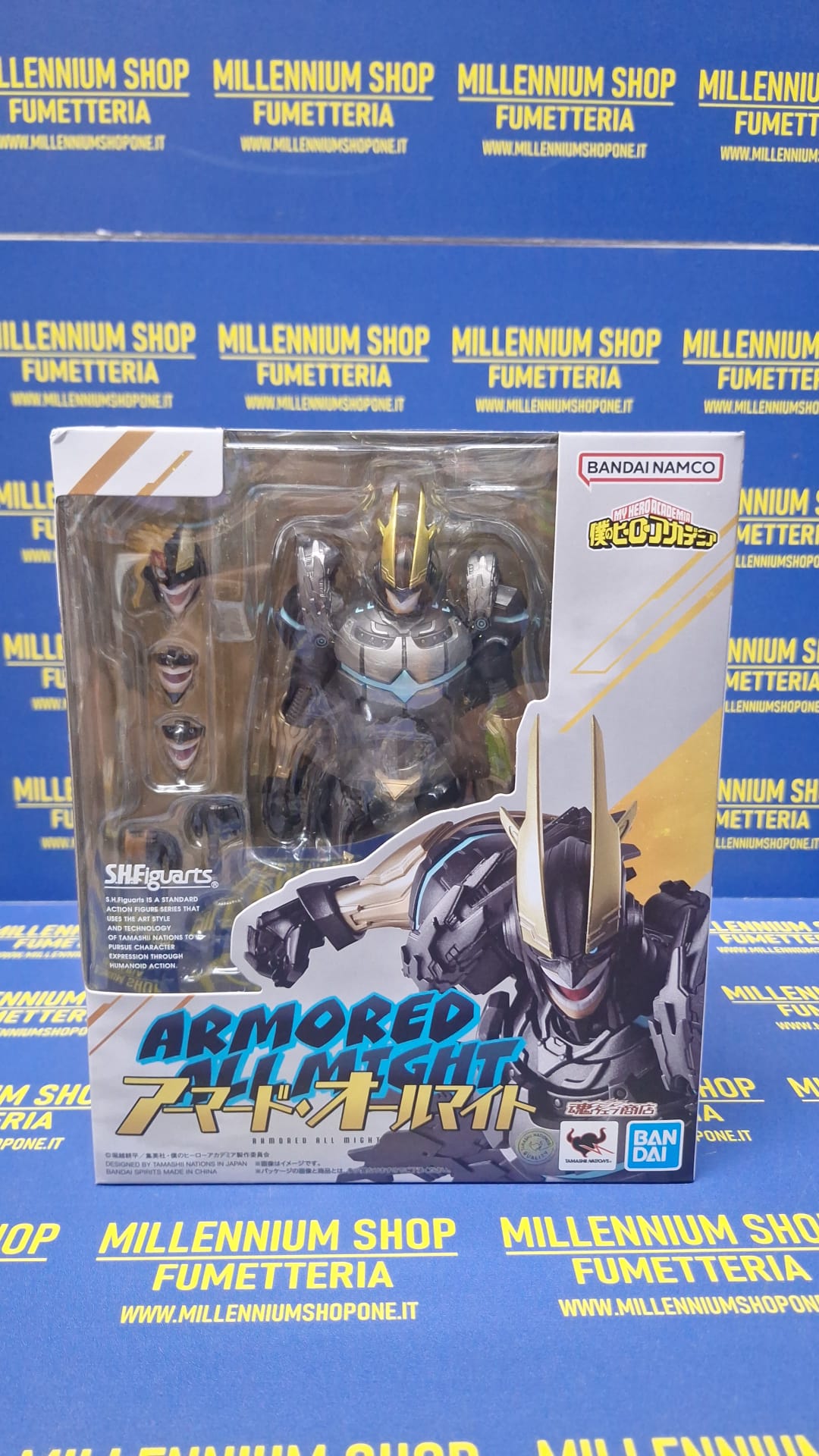 WhatsApp Image 2026-06-22 at 12.55.01 (5) My Hero Academia S.H. Figuarts Action Figure Armored All Might 20 cm by Bandai - immagine 1