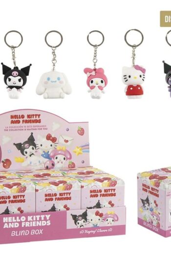 Sanrio Hello Kitty Keychain Blind Box Display (6)