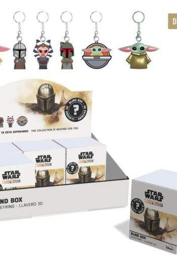 Star Wars Keychain The Mandalorian Blind Box Display (6)