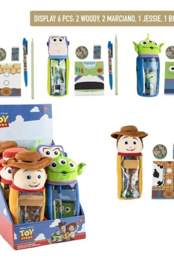 Disney Plush Pencil Case with Accessories Toy Story Display (6)