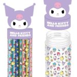 Sanrio Pencil Case with Accessories Kuromi