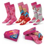 DC Comics Socks Superman Supergirl 3-Pack 36-43