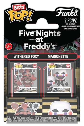 Five Nights at Freddy's Bitty POP! Vinyl Figure 2-Pack Withered Foxy & Marionette 2 cm