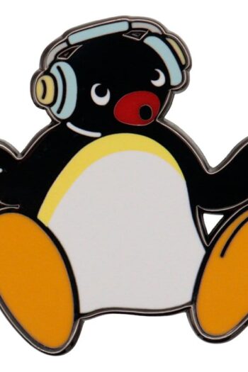 Pingu Pin Badge Headphones Limited Edition