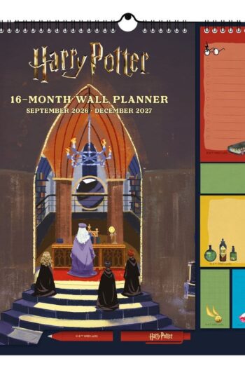 Harry Potter Wall Planner 2026/27 30 x 34 cm
