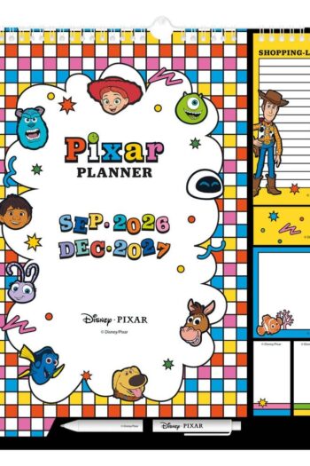 Disney Pixar Wall Planner 2026/27 30 x 34 cm