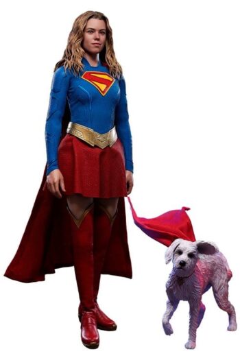 DC Comics Movie Masterpiece Action Figure Set Supergirl & Krypto 28 cm