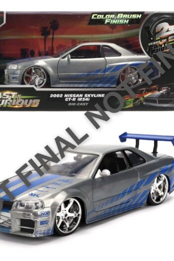 Fast & Furious Diecast Vehicle 1:24 Anniversary Nissan Skyline 19 cm
