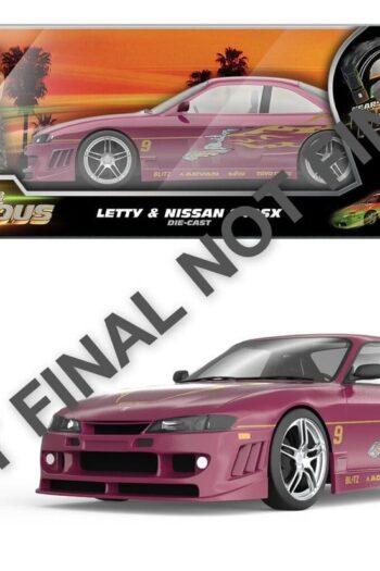Fast & Furious Diecast Model 1/24 1997 Nissan 240SX 9 cm